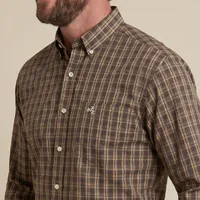 Camisa Masculina Manga Longa NFR Xadrez Marrom - imagem 3