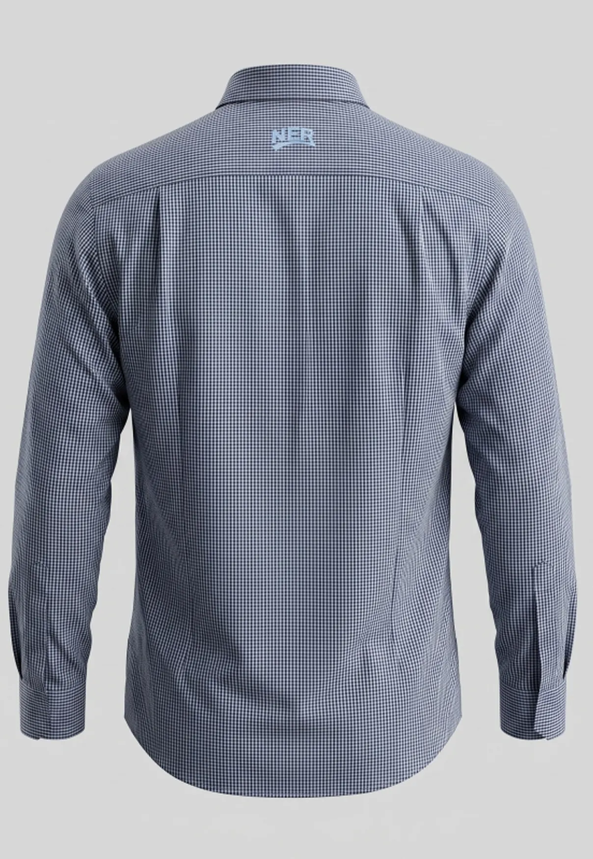 Camisa Masculina Manga Longa NFR Xadrez Marinho