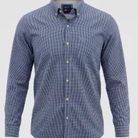 Camisa Masculina Manga Longa NFR Xadrez Marinho - imagem 2