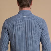 Camisa Masculina Manga Longa NFR Xadrez Azul - imagem 5