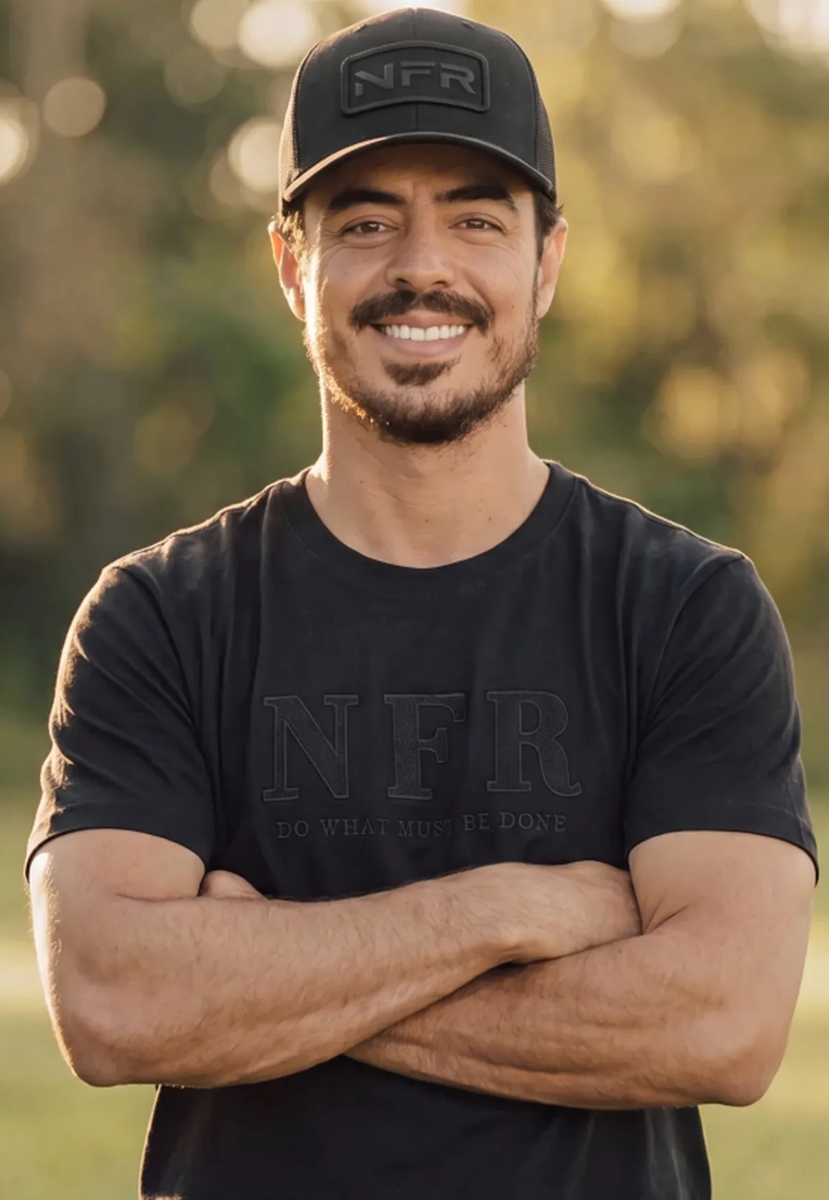Camiseta NFR Essential Black – Do What Must Be Done