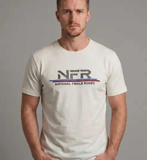 Camiseta NFR National Finals Rodeo Off White