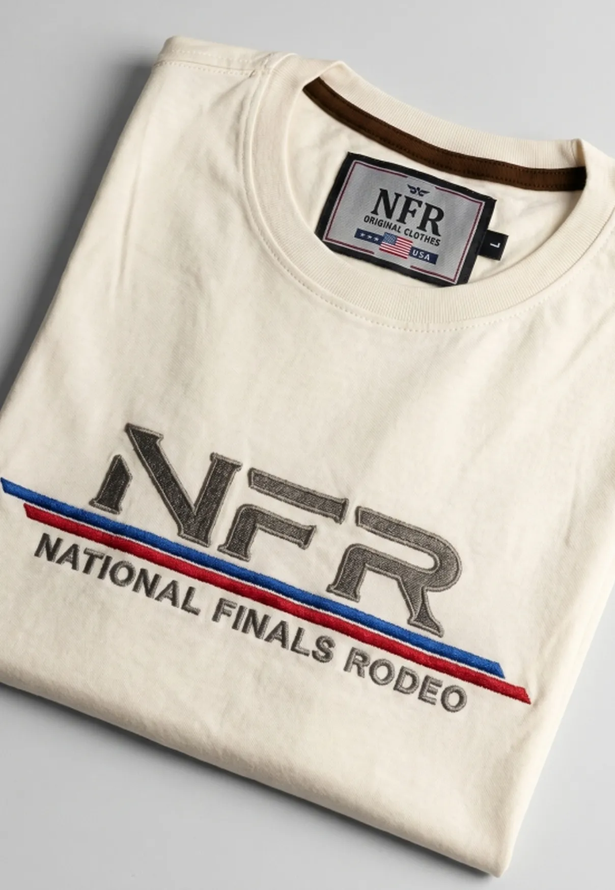 Camiseta NFR National Finals Rodeo Off White