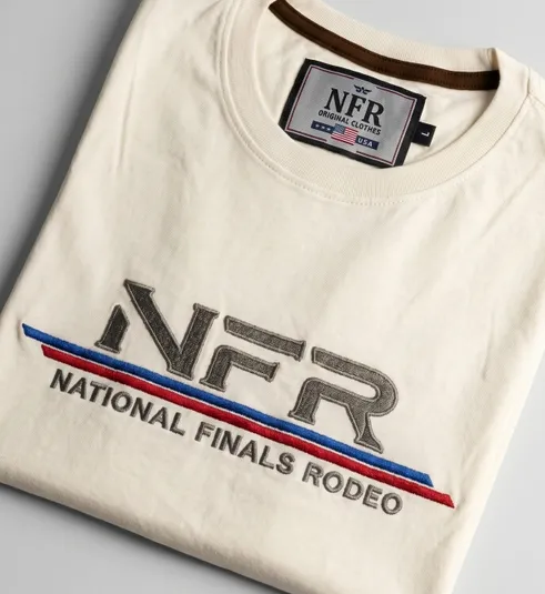 Camiseta NFR National Finals Rodeo Off White