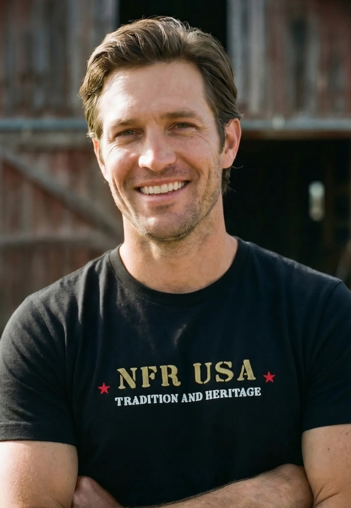 Camiseta NFR USA Tradition and Heritage Black