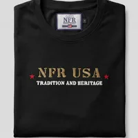 Camiseta NFR USA Tradition and Heritage Black - imagem 2
