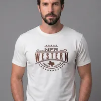 Camiseta NFR Western Texas Cattle Off White - imagem 1