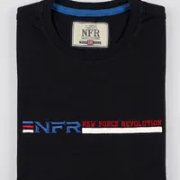 Camiseta Masculina NFR New Force Revolution Bordada – Preta - imagem 2