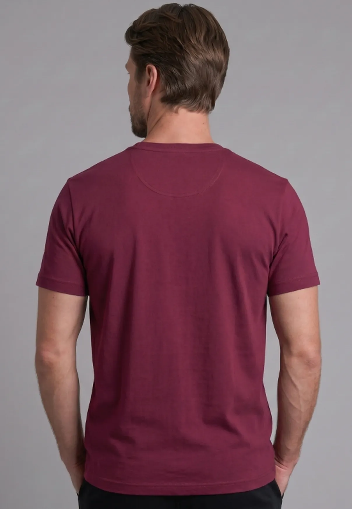 Camiseta Masculina NFR International Brand – Bordô