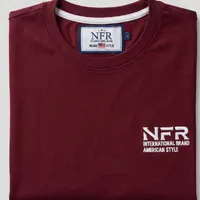 Camiseta Masculina NFR International Brand – Bordô - imagem 2