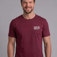 Camiseta Masculina NFR International Brand – Bordô - imagem 1