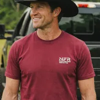 Camiseta Masculina NFR International Brand – Bordô - imagem 5