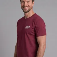 Camiseta Masculina NFR International Brand – Bordô - imagem 3