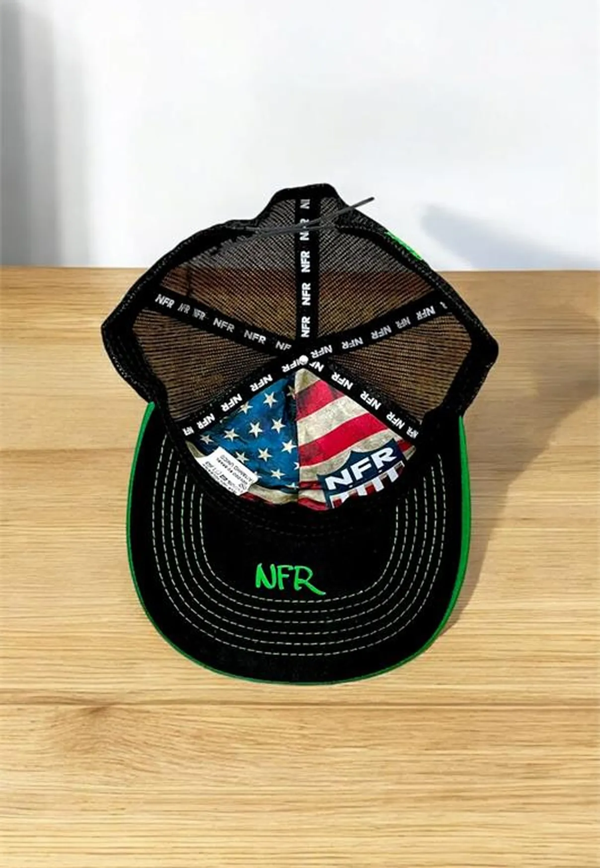 Boné Trucker NFR Premium – Verde e Preto