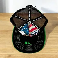 Boné Trucker NFR Premium – Verde e Preto - imagem 2