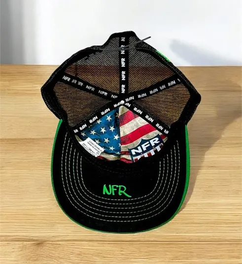 Boné Trucker NFR Premium – Verde e Preto
