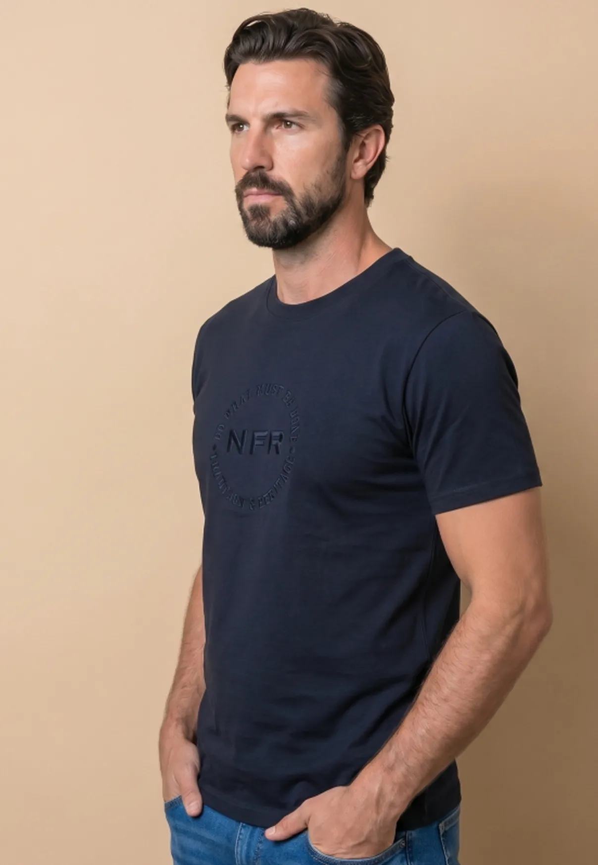 Camiseta Masculina NFR Tradition & Heritage Azul Marinho