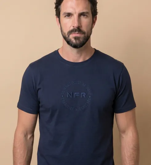 Camiseta Masculina NFR Tradition & Heritage Azul Marinho