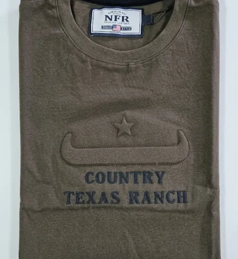 Camiseta Masculina NFR Country Texas Ranch
