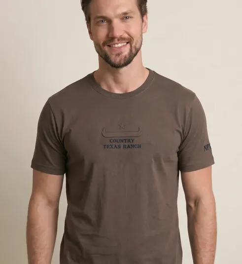 Camiseta Masculina NFR Country Texas Ranch