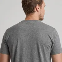 Camiseta Masculina NFR Classic Logo – Mescla Chumbo - imagem 4