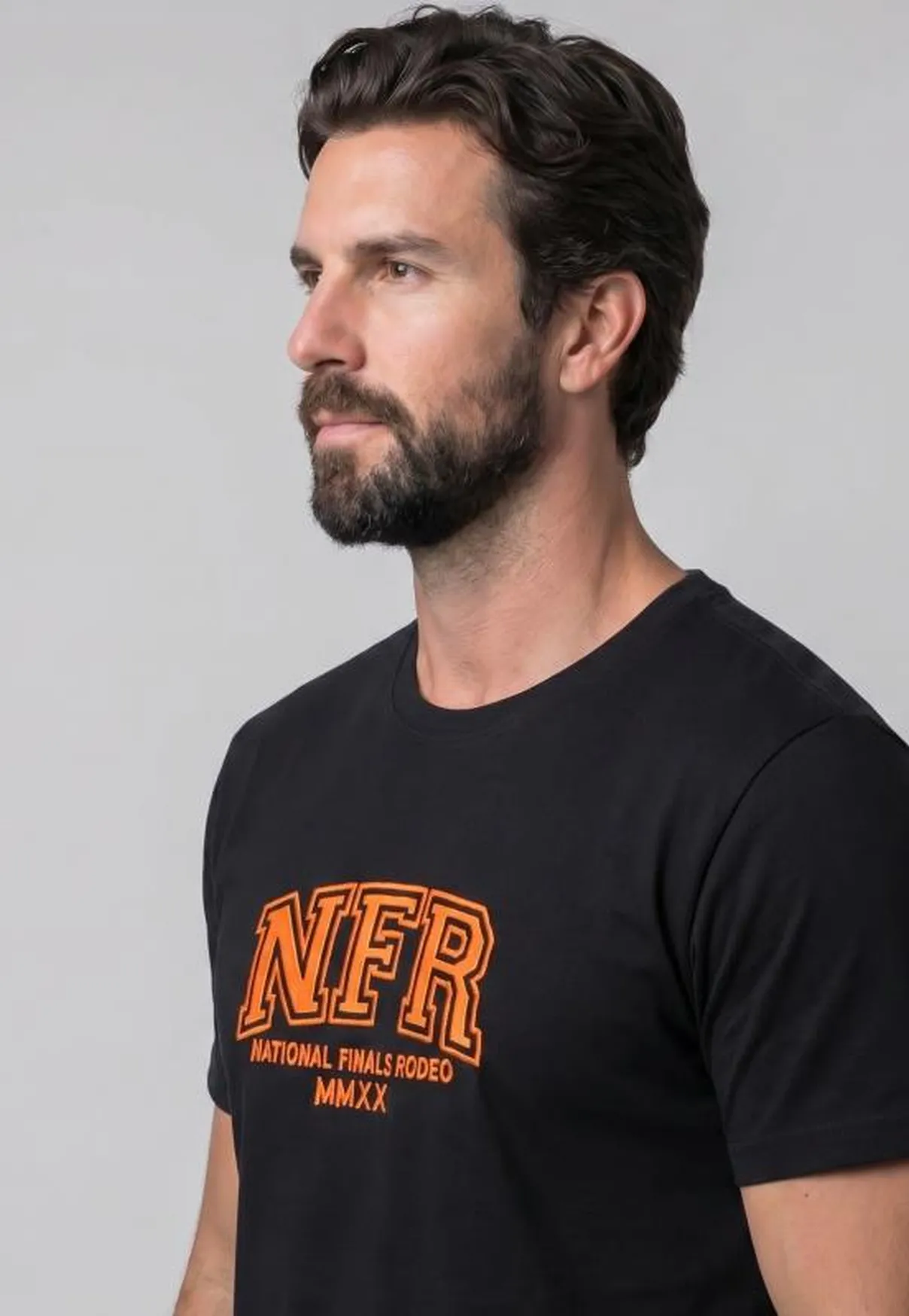 Camiseta Masculina NFR National Finals Rodeo – Preta