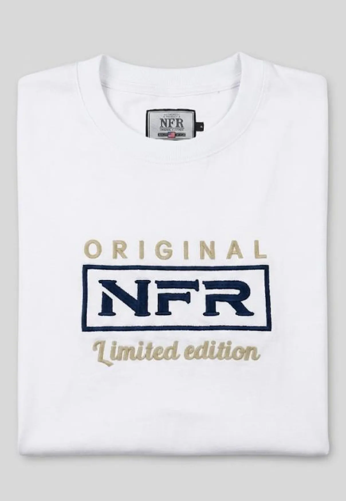 Camiseta Masculina NFR Original Limited Edition – Branca