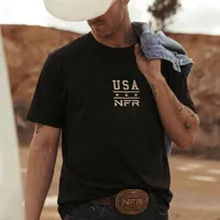 Camiseta Masculina NFR USA Heritage – Preta - imagem 5
