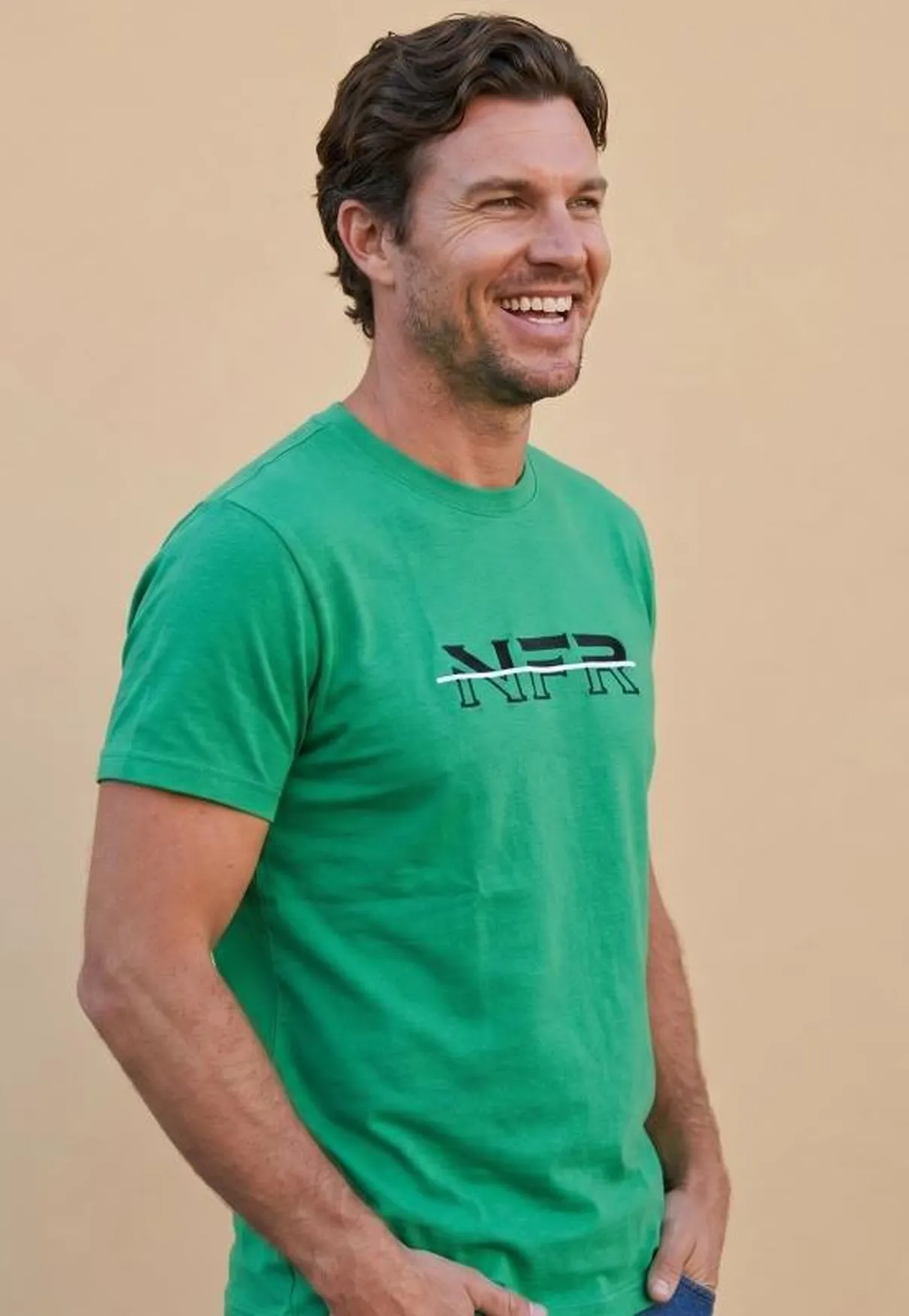 Camiseta Masculina NFR Signature Line – Verde