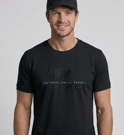 Camiseta Masculina NFR Brand Black Edition – Preta