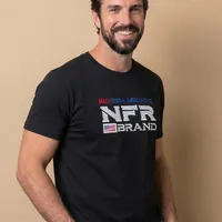 Camiseta Masculina NFR Brand Original American Style – Preta - imagem 3