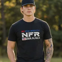 Camiseta Masculina NFR Brand Original American Style – Preta - imagem 5