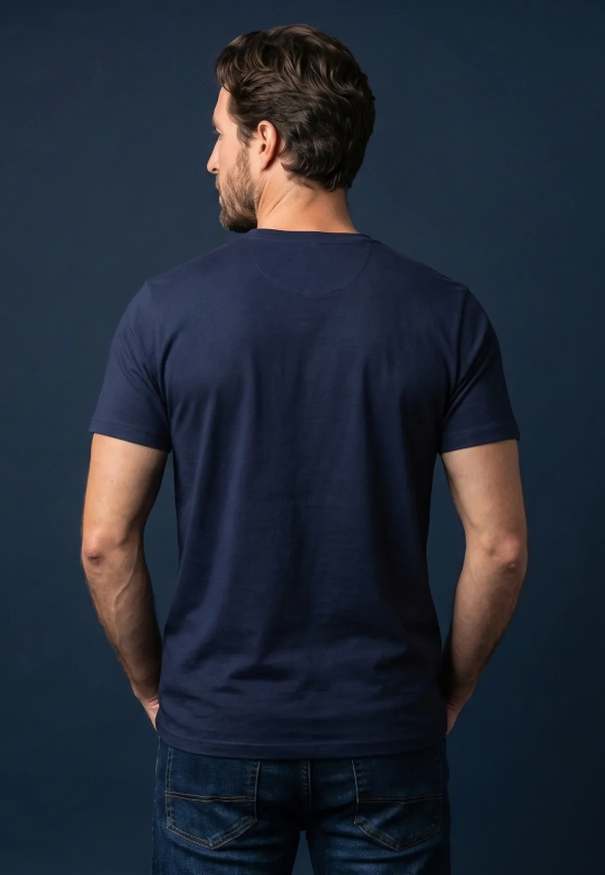 Camiseta Masculina NFR The Brand Marinho