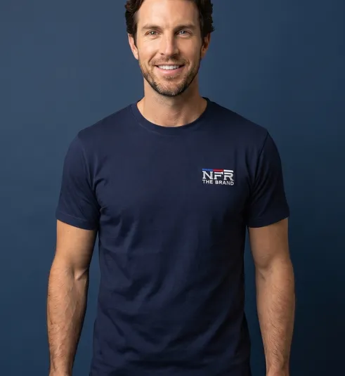 Camiseta Masculina NFR The Brand Marinho