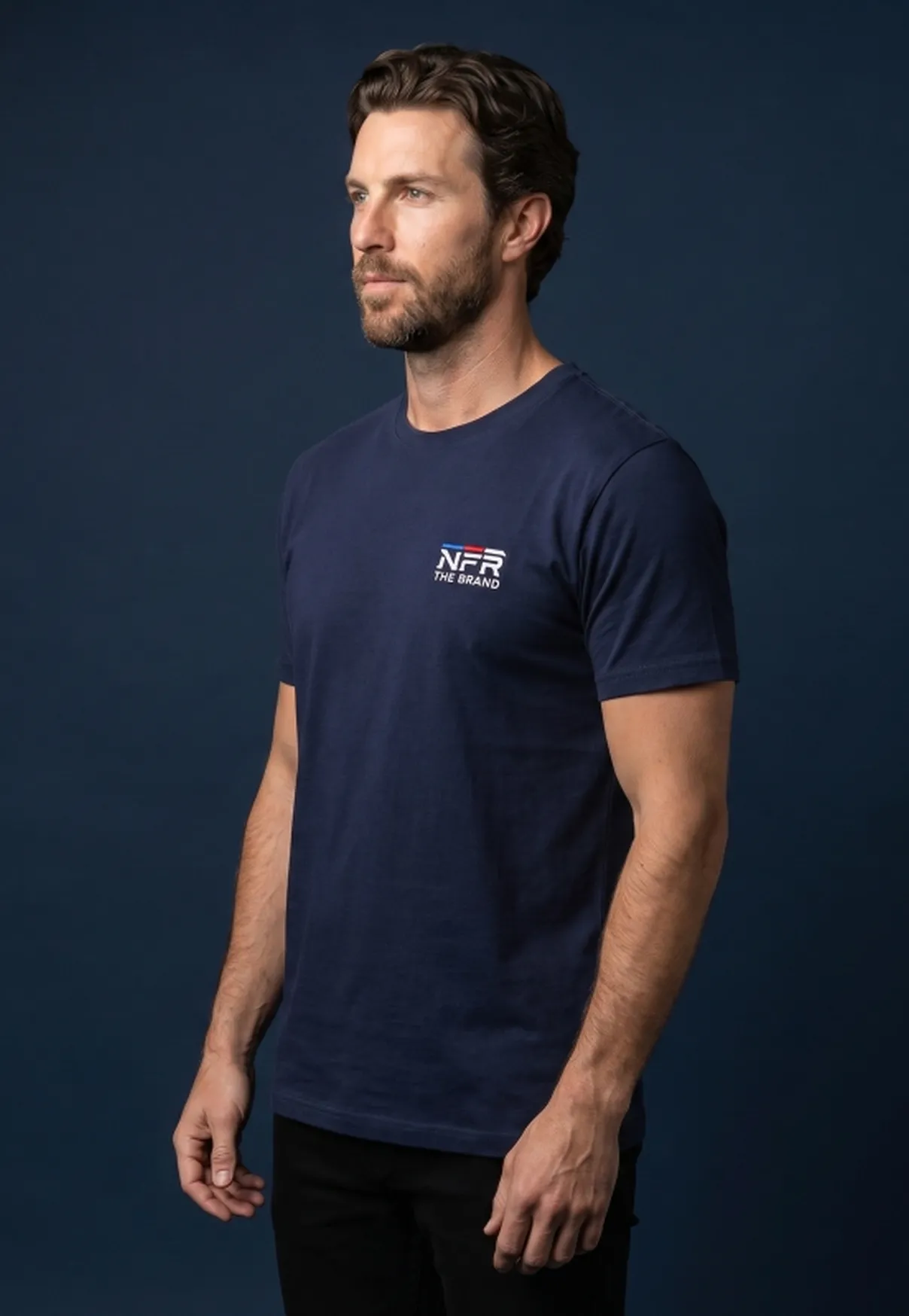 Camiseta Masculina NFR The Brand Marinho