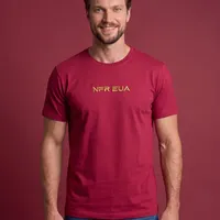 Camiseta Masculina NFR EUA Bordô - imagem 1