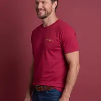 Camiseta Masculina NFR EUA Bordô - imagem 3