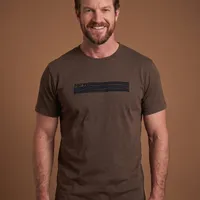 Camiseta Masculina NFR Essentials Marrom - imagem 1