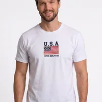 Camiseta Masculina NFR USA Branca - imagem 1