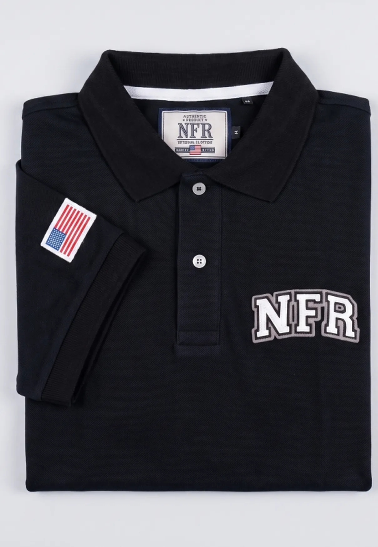 Polo Masculina NFR Heritage 15 – Preta