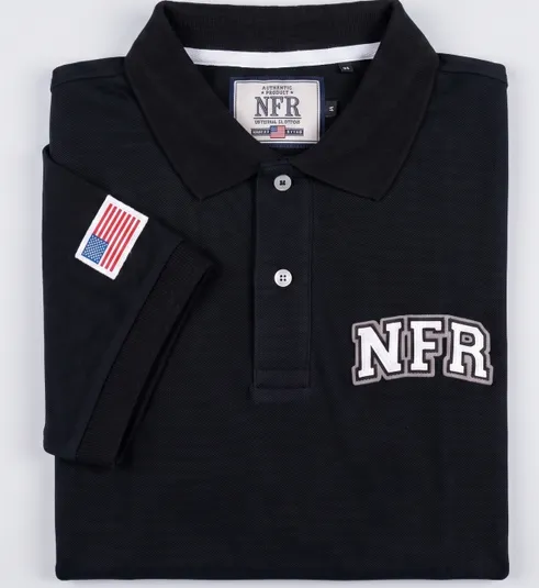 Polo Masculina NFR Heritage 15 – Preta