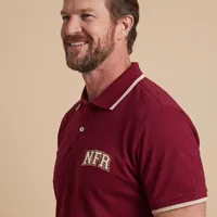 Polo Masculina NFR Classic – Bordô - imagem 3