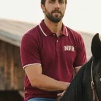 Polo Masculina NFR Classic – Bordô - imagem 5