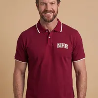 Polo Masculina NFR Classic – Bordô - imagem 1