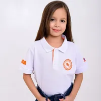 Polo Infantil Branca NFR Brand - imagem 1