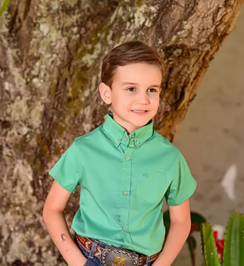 Camisa Infantil Verde NFR