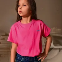 Camiseta Infantil Rosa NFR - imagem 1