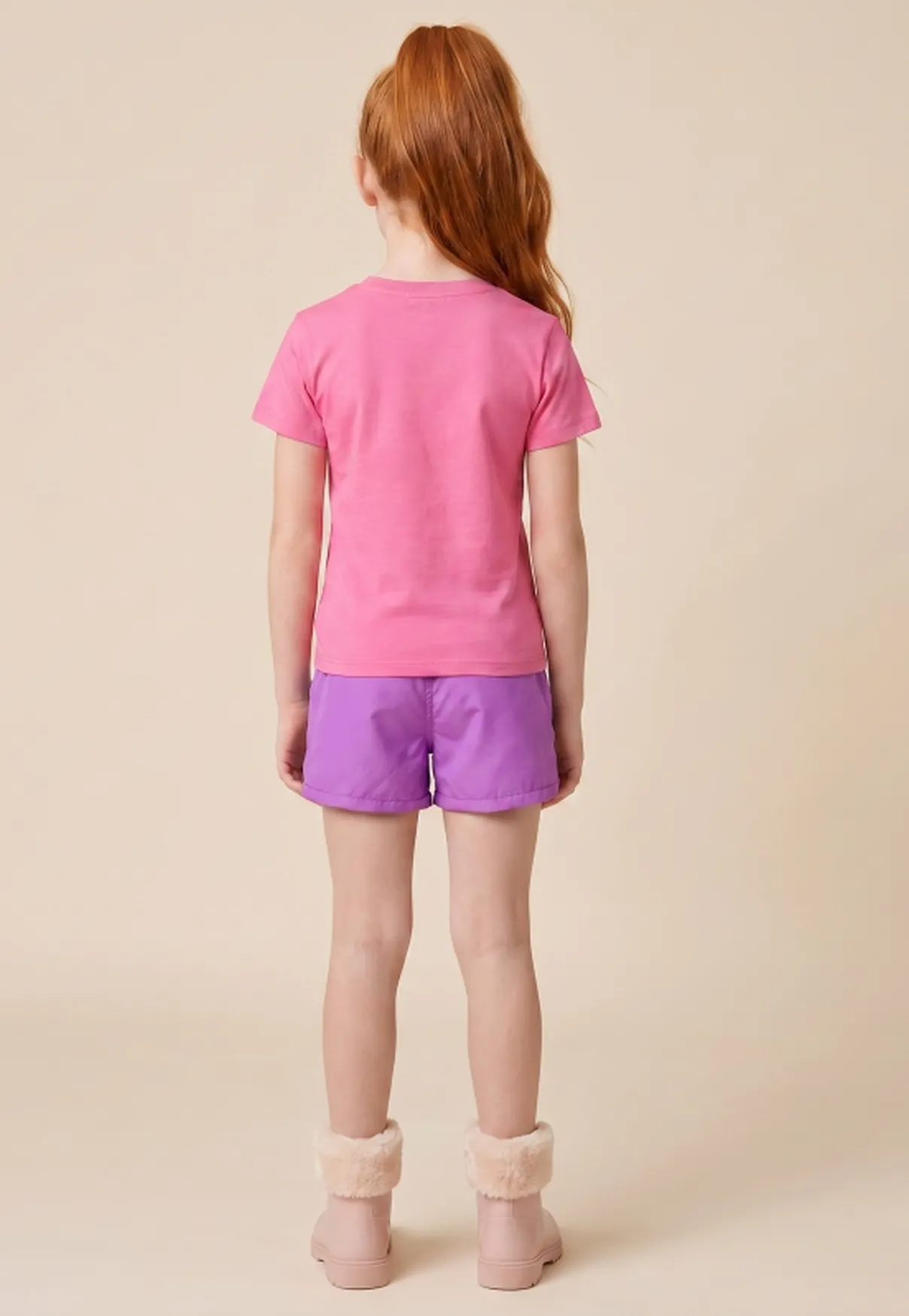 SHORT INFANTIL NFR ROSA