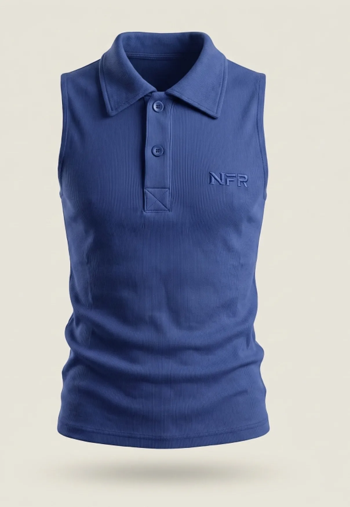 Regata Gola Polo Feminina NFR Azul