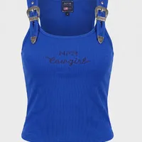 Regata Feminina NFR Cowgirl Azul - imagem 3